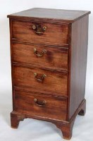 Lot 692 - George III mahogany pier chest