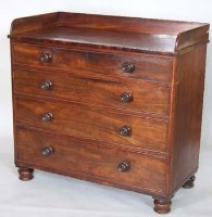 Lot 694 - William IV mahogany chest