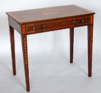 Lot 700 - Sheraton Revival mahogany side table
