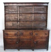 Lot 709 - North Wales oak dresser