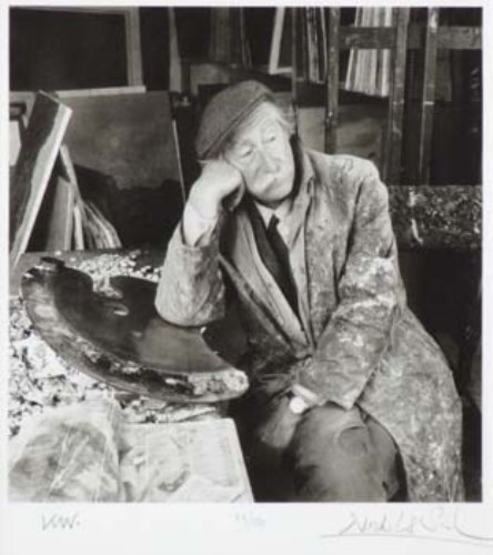 Lot 93 - Nicholas Sinclair, Portrait of Sir Kyffin Williams, signed print