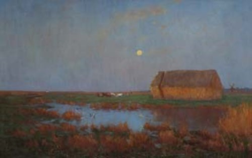Lot 177 - W.J. Laidlay, Solitude, oil on canvas