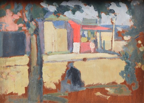 406 - Harry Rutherford, "Great Yarmouth", oil.